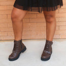 Bota Feminina Coturno Ribite Mirela Cano Curto | 8070