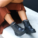 Bota Feminina Coturno Corrente Camila Cano Curto | 8072