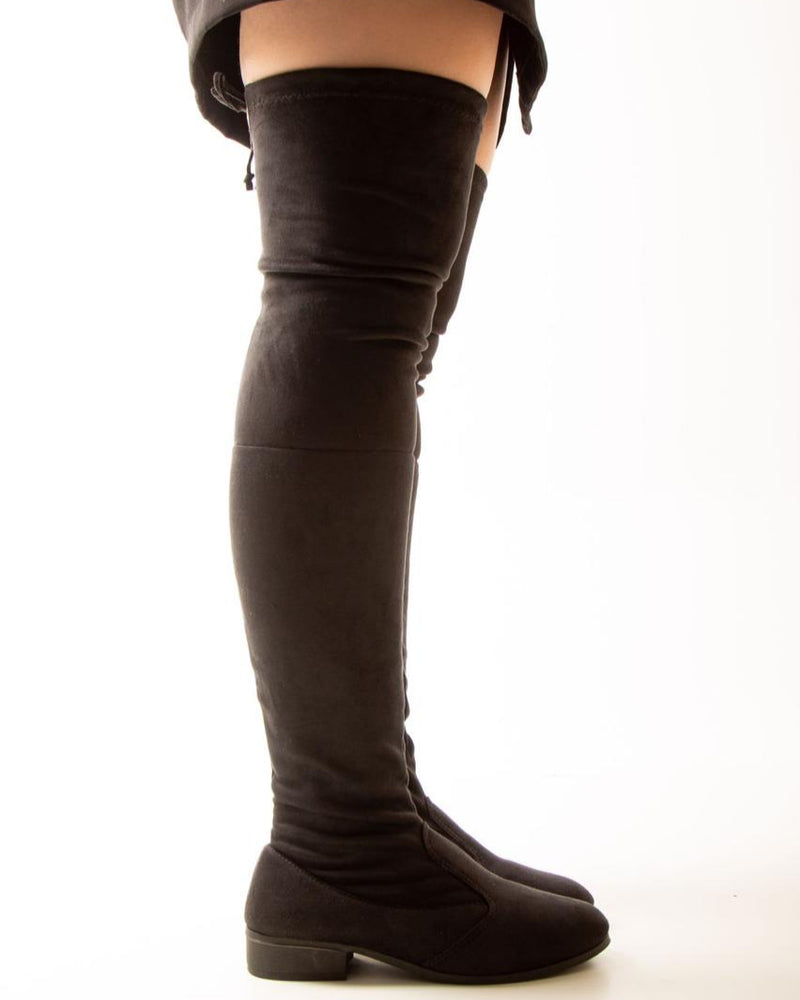 Bota Feminina Over Stretch Camurça 8044
